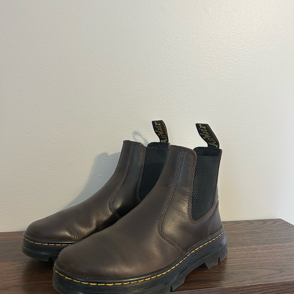Dr. Martens Brown Leather Chelsea Boots